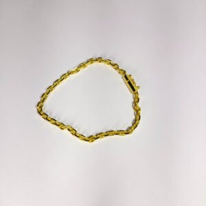 Pulseira Cadeado Quina 4MM